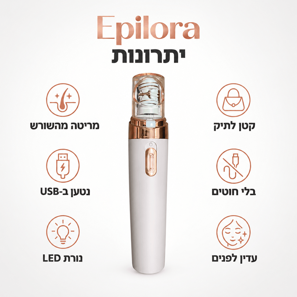 ™Epilora - מסיר שיער פנים