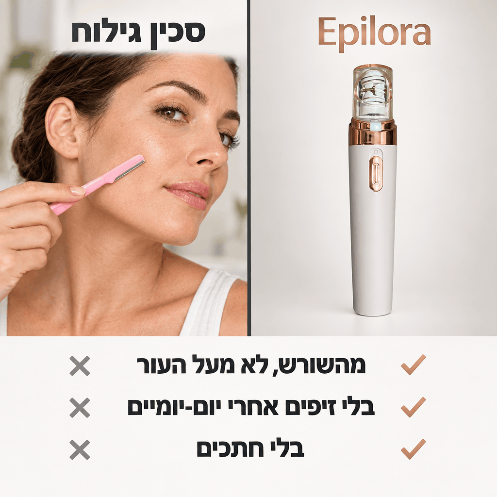 ™Epilora - מסיר שיער פנים