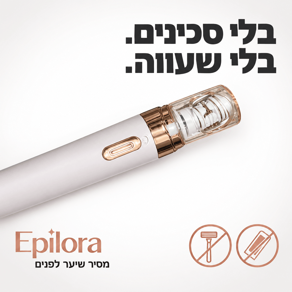 ™Epilora - מסיר שיער פנים